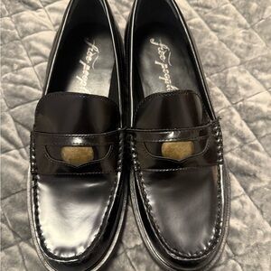 Black Leather Loafers